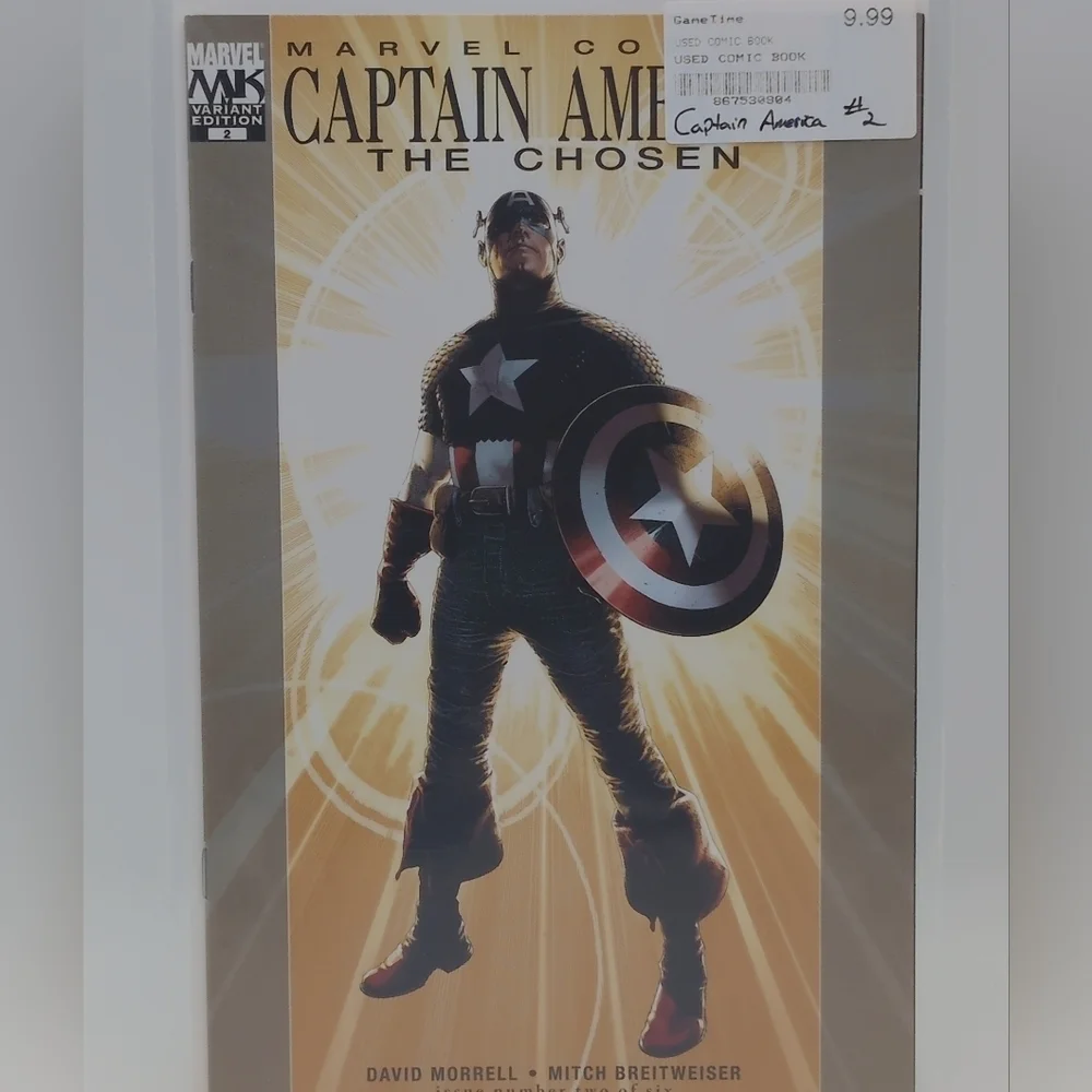 Captain America The Chosen Comic Book Set Of 7 # 1, 2, 2 variant, 3, 4, 5,6
